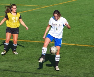 Number 4, Valentina Corasaniti, showing off her ball skills. 